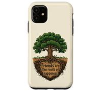 Garden Friends Women Retro Tree Roots Heart Spring Case for iPhone 11