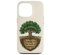 Garden Friends Women Retro Tree Roots Heart Spring Case for iPhone 13 Pro
