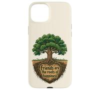 Garden Friends Women Retro Tree Roots Heart Spring Case for iPhone 15 Plus