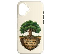Garden Friends Women Retro Tree Roots Heart Spring Case for iPhone 16