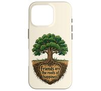Garden Friends Women Retro Tree Roots Heart Spring Case for iPhone 16 Pro
