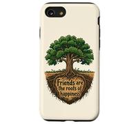 Garden Friends Women Retro Tree Roots Heart Spring Case for iPhone SE (2020) / 7/8
