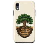 Garden Friends Women Retro Tree Roots Heart Spring Case for iPhone XR