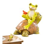 Garden Frogs,Cute Funny Frog Statue Outdoor Decor | Resin Animal Sculptures, Garden Ornaments, Porch Outside Decorations for Courtyard, Patio, Room Desk