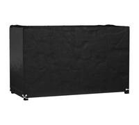 Garden Furniture Cover Black 125x55x75cm PE 8 Alu Eyelets, Water-Resist UV-safe