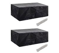Garden Sunlounger Cover Outdoor Furniture Cover Chair Cover 8 Eyelets vidaXL