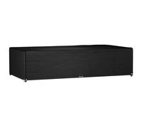 Garden Furniture Cover Black 315x160x75 PE Water-resistant with 8 Alu Eyelets.