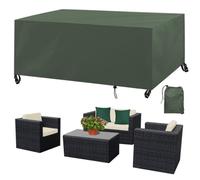 Garden Furniture Cover Waterproof Rectangular Table Cover Patio Chair Covers 420D Oxford Fabric Green 150x130x90cm Outdoor Furniture Protection