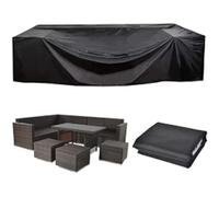 Garden Furniture Covers ,125x61x74cm(LxWxH) Square Outdoor Furniture Cover Waterproof 420D Oxford Fabric Outdoor Patio Table Covers Black Sofa Cover