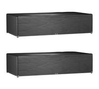 vidaXL Garden Furniture Covers 2 pcs 12 Eyelets 315x160x75 cm Rectangular