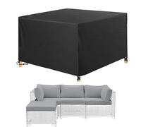 Garden Furniture Covers Waterproof 138x97x74cm(LxBxH) Multi-Size Heavy Rain Snow Outdoor Table Chair Sofa Sets Duty 420D Oxford Fabric Windproof Patio Rattan Sofa Table and Chairs Cover