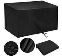 Garden Furniture Covers Waterproof Garden Table Cover 150 x 150 x 75cm Rectangular Outdoor Patio table Covers Windproof Snow-proof, Anti-UV Tear-Resistant for Chair Rattan Sofa (150x150x75cm)