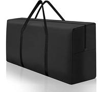 Garden Furniture Cushion Storage Bag Waterproof, Anti-UV Heavy Duty Rip Proof 420D Outdoor Large Cushion Storage Bags with Carry Handle and Zipper (173x51x76cm)