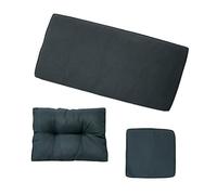 Monstershop Rattan Corner Set Cushions in Grey Monstershop Grey