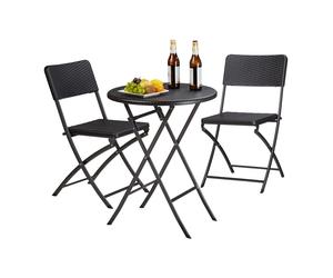 Garden furniture set Lightweight Garden Dining Set Folding Patio Set 2 Seats