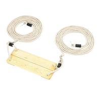 Garden Games 6 Metre Pine Wood Tree Swing with Poly Hemp Ropes For Higher Branches