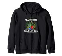 Garden Gangster Men Women Garden Gangster Women Gardening Zip Hoodie