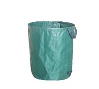 Garden Garbage Bags 300L/120L/60L Green Large Capacity Heavy Duty Garden Waste Bag Reusable Waterproof PP Yard Leaf Grass Container Storage(120L)