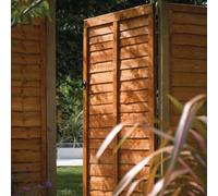 Garden Gate 6 x 3ft Vertical Board Traditional Lap Dip Treated Pressure Treated