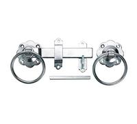 Garden Gate Accessories Metal Fixing Suffolk Latch Bolt T Hinges Spring Closer Zinc (6" Ring Gate Latch)