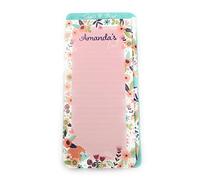 garden gate 'AMANDA'S List' Tiggi & Bird Lined Magnetic Personalised Shopping List Note Pad. Gift for that Organised Person in Your Life. Mother's Day, Birthday, Christmas, Easter, Any Occasion