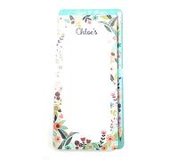 garden gate 'CHLOE'S List' Tiggi & Bird Lined Magnetic Personalised Shopping List Note Pad. Gift for that Organised Person in Your Life. Mother's Day, Birthday, Christmas, Easter, Any Occasion