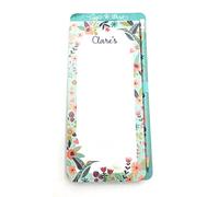 garden gate 'CLARE'S List' Tiggi & Bird Lined Magnetic Personalised Shopping List Note Pad. Gift for that Organised Person in Your Life. Mother's Day, Birthday, Christmas, Easter, Any Occasion