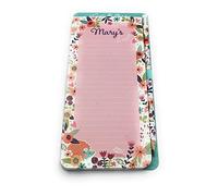 garden gate MARYS List' Tiggi & Bird Lined Magnetic Personalised Shopping List Note Pad. Gift for that Organised Person in Your Life. Mother's Day, Birthday, Christmas, Easter, Any Occasion