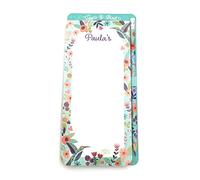 garden gate 'PAULA'S List' Tiggi & Bird Lined Magnetic Personalised Shopping List Note Pad. Gift for that Organised Person in Your Life. Mother's Day, Birthday, Christmas, Easter, Any Occasion