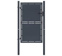 Garden Gate Steel Anthracite Outdoor Fence Doors Patio Gate Multi Sizes vidaXL