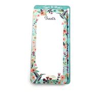 garden gate 'TREATS List' Tiggi & Bird Lined Magnetic Personalised Shopping List Note Pad. Gift for that Organised Person in Your Life. Mother's Day, Birthday, Christmas, Easter, Any Occasion
