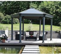 Garden Gazebo 13 x 11ft Palram Canopia Roma Hexagonal