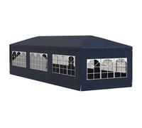 vidaXL Party Tent 3x9m with 8 Walls Blue Patio Garden Gazebo Marquee Pavilion