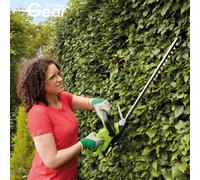Garden Gear 20V Cordless Hedge Trimmer & Lithium-Ion Battery Pack, Rechargeable Battery, Lightweight, Maximum Cutting Length 520mm