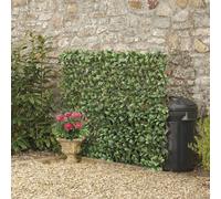 Garden Gear Artificial Evergreen Laurel Leaf Hedge Trellis 1 X 2M Expandable Privacy Screening Panel For Gardens, Balcony And Terraces (X4)