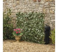 Garden Gear Ivy Leaf Folding Hedge Trellis 200 x 100cm - Size: 100 x 200 x 5cm - Green - Wilko