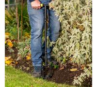 Garden Gear Bulb Planter Long Handle Garden Tool Heavy Duty Steel T Handle Ergonomic Soft Grip Soil Lawn Care