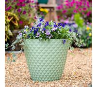 Garden Gear Diamond Planter Sage Green (D39.5 X H35Cm)