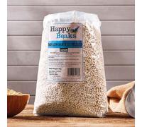 Garden Gear Happy Beaks Bird Feed Mealworm Suet Pellets For Wild Birds High Energy, High Protein Premium Bird Feed (3Kg)