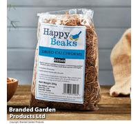 Garden Gear Happy Beaks Dried Calciworms Bird Feed Mealworm For Wild Birds High Energy, High Calcium High Protein Premium Bird Feed (200G)