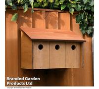Happy Beaks Oakham Sparrow Terrace Nesting Box Wooden Housing Easy Clean Safe Nest for Sparrows (Terrace Nest Box x2)