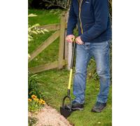 Garden Gear Lawn Edger Long Handle Garden Tool Heavy Duty Steel T Handle Ergonomic Soft Grip Lawn Care