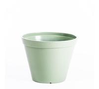 Garden Gear Lindos Glazed Effect Planter Outdoor Indoor Flower Pot Frost & UV Resistant Garden Pot 39.5cm Diameter 34cm High Lightweight Durable (Sage Green x1)