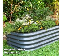 Garden Gear Original Veggie Bed Raised Vegetable Flower Steel Planter Trough Grow Bed Box (X1)