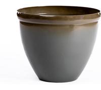 Garden Gear Samaria Glazed Effect Vase Planter Olive (D45.5 X H37.5Cm)