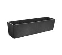 Garden Gear Sonata Recycled Rubber Trough Planter 60cm Slate - Self-Watering Durable Outdoor Indoor Eco-Friendly Garden Pot Made from Tyres, Crack-Resistant (15cm Tall Slate Trough x1)