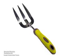 Garden Gear Stainless Steel Hand Fork, Green