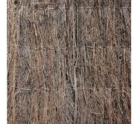 Garden Gear Thick 4m Brushwood Natural Thatch Fencing Outdoor Screen, 2cm Diamter Screening Panel for Gardens, Balcony, Terraces, Wind/Sun Privacy Shield Divider (Brushwood Screening 1.8m x 4m)