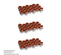 Garden Gear Thompson & Morgan Garden Durable 3X Shuttle Trays 54 Pots: Simplify Plant Transport, Reusable For Seedlings & Plug Growth