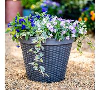 Garden Gear Wicker Design Planter (D40 X H30Cm)
